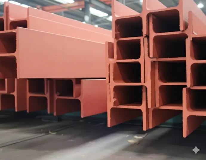 Des poutrelles en acier sur mesure